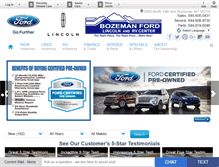 Tablet Screenshot of bozemanford.com